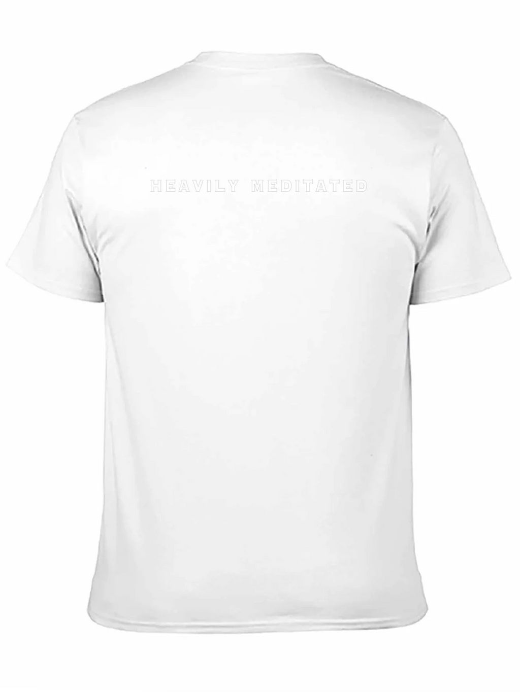 Heavily Meditated Black Graphic T-Shirt product image 4
