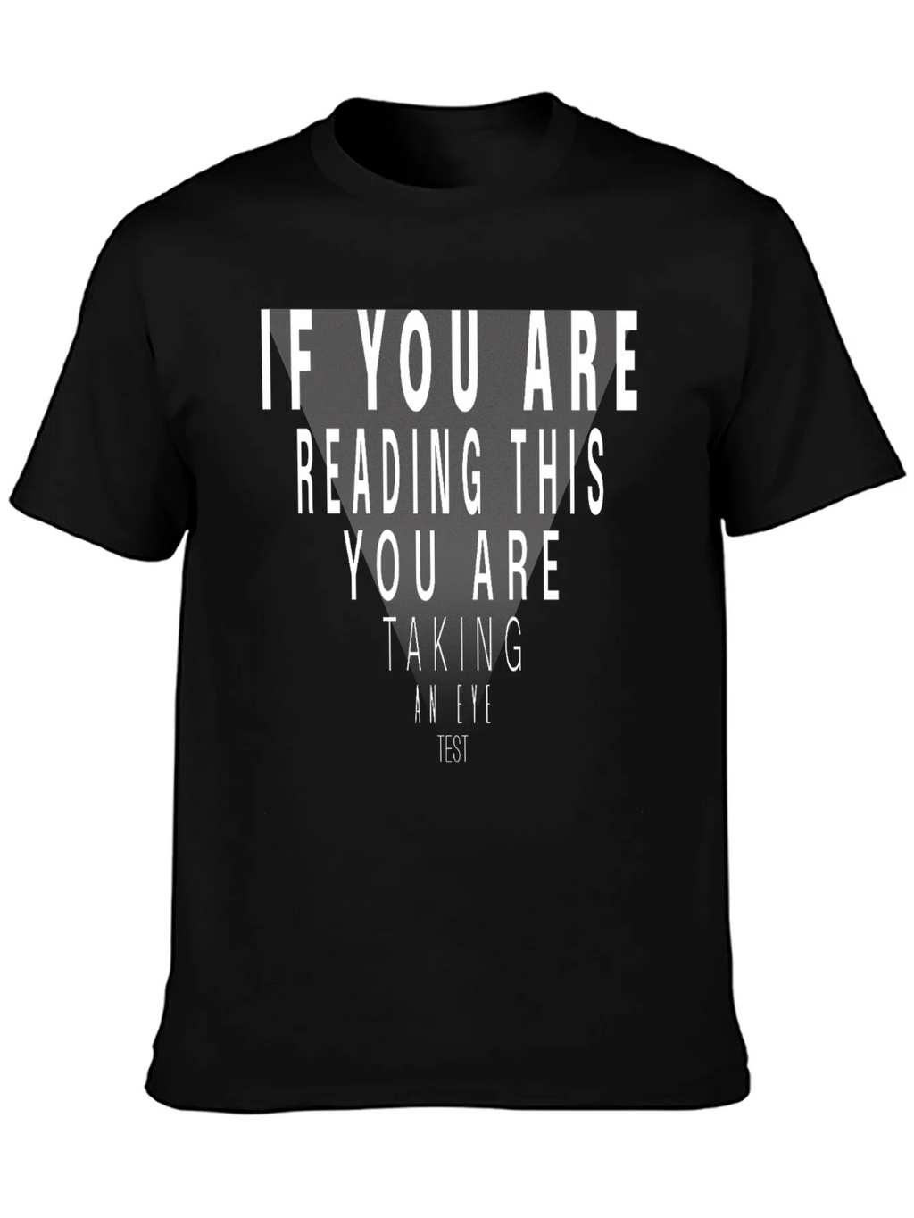 Eye Test T-Shirt - Funny Visual Acuity Chart Tee product image 1