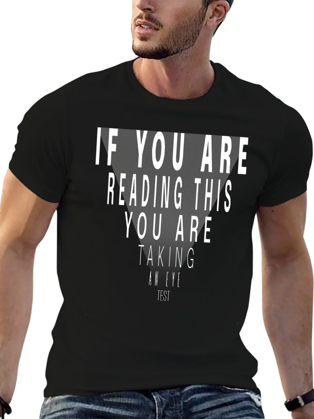 Eye Test T-Shirt - Funny Visual Acuity Chart Tee product image 2