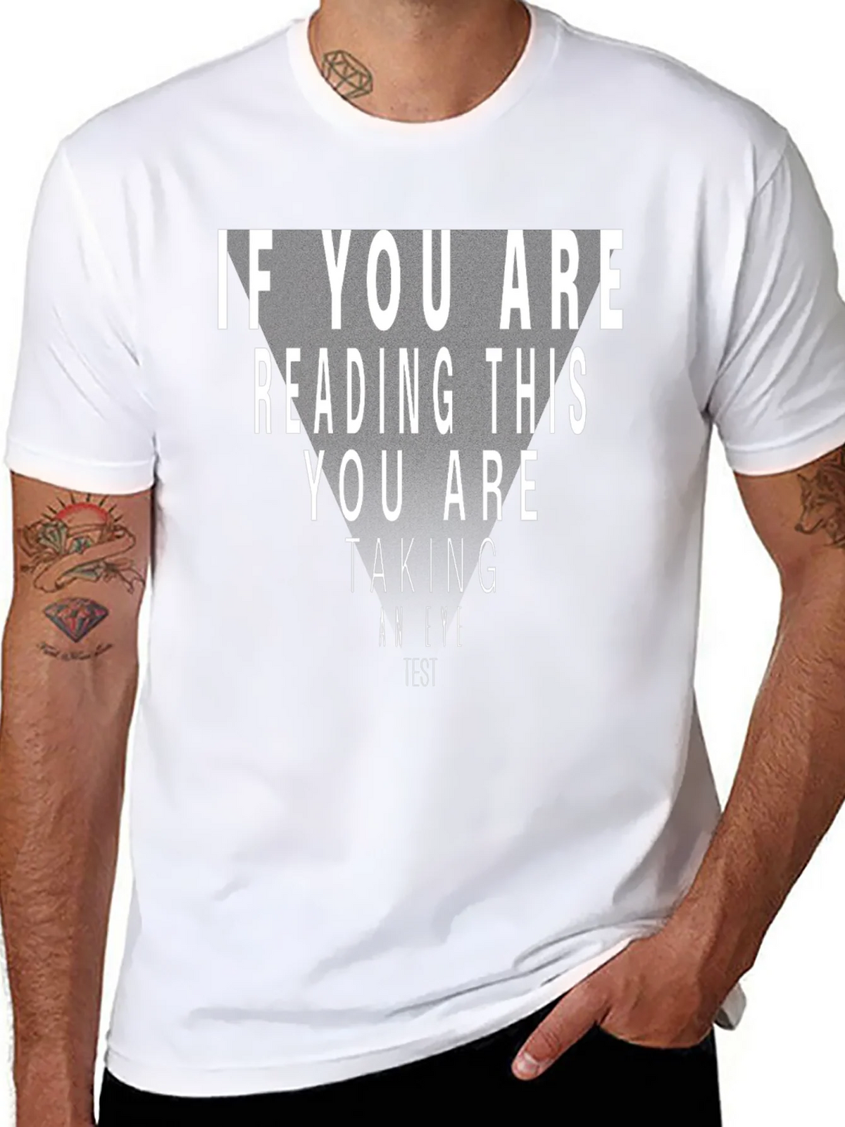 Eye Test T-Shirt - Funny Visual Acuity Chart Tee product image 3