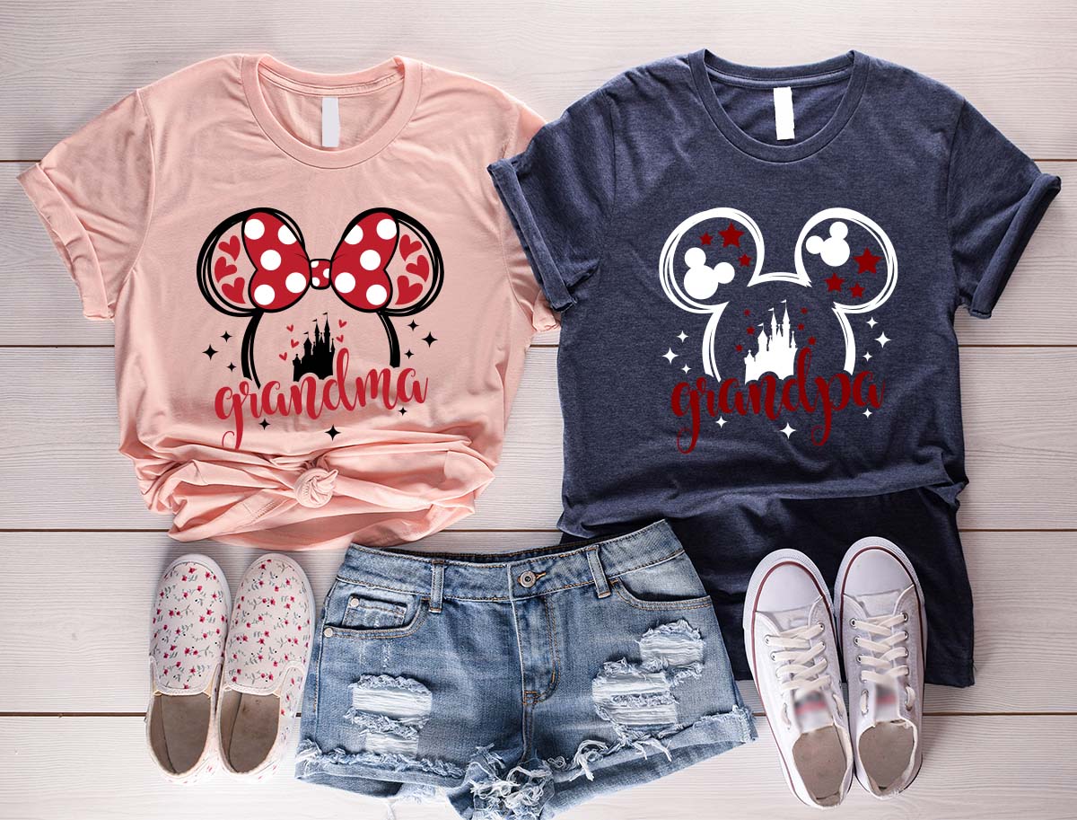 Custom Disney Family Shirts, Matching Trip Grandma Gift product image 14
