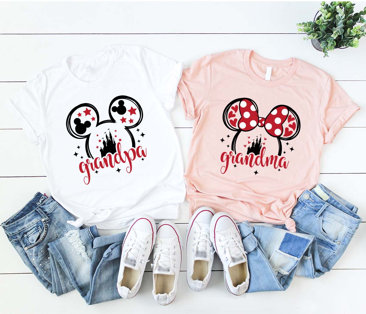 Custom Disney Family Shirts, Matching Trip Grandma Gift product image 15