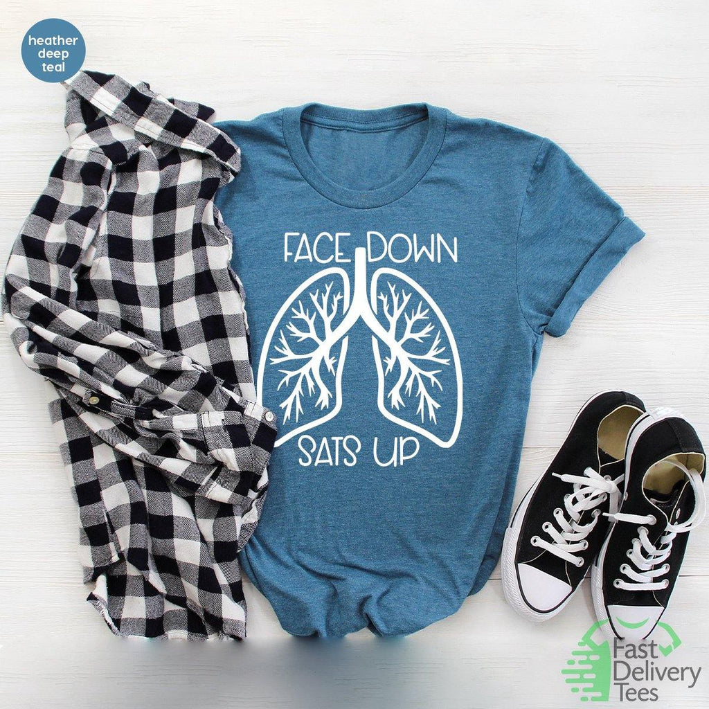 Nursing T Shirt, Team Lung Pandemic T-Shirt, Gift For product image 5
