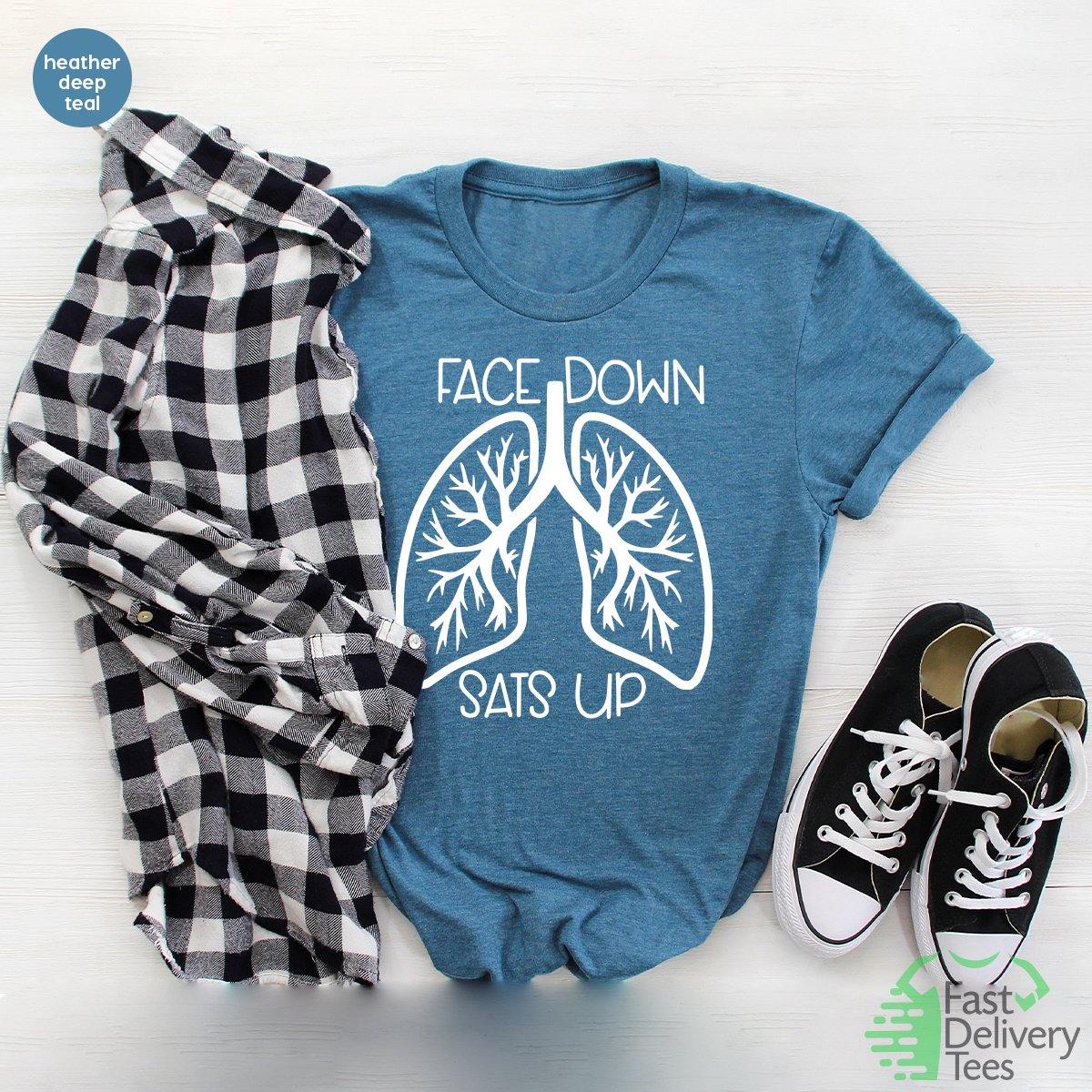 Nursing T Shirt, Team Lung Pandemic T-Shirt, Gift For product image 5