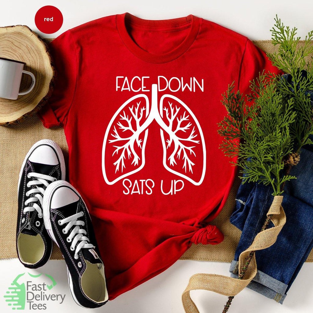 Nursing T Shirt, Team Lung Pandemic T-Shirt, Gift For product image 7