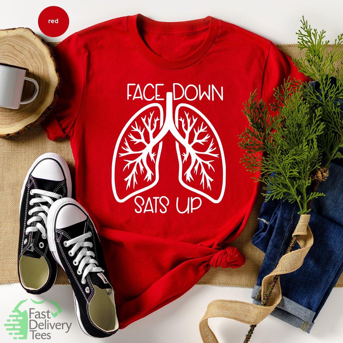 Nursing T Shirt, Team Lung Pandemic T-Shirt, Gift For product image 7