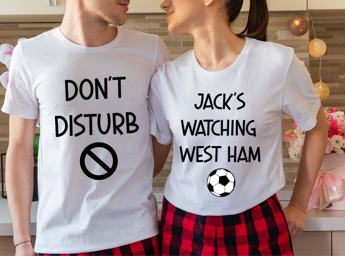 Soccer Shirt, Do Not Disturb Watching T-Shirt, West Ham product image 3