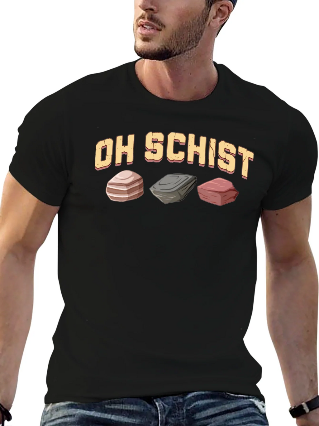 Oh Schist Rocks Funny Geology T-Shirt product image 4