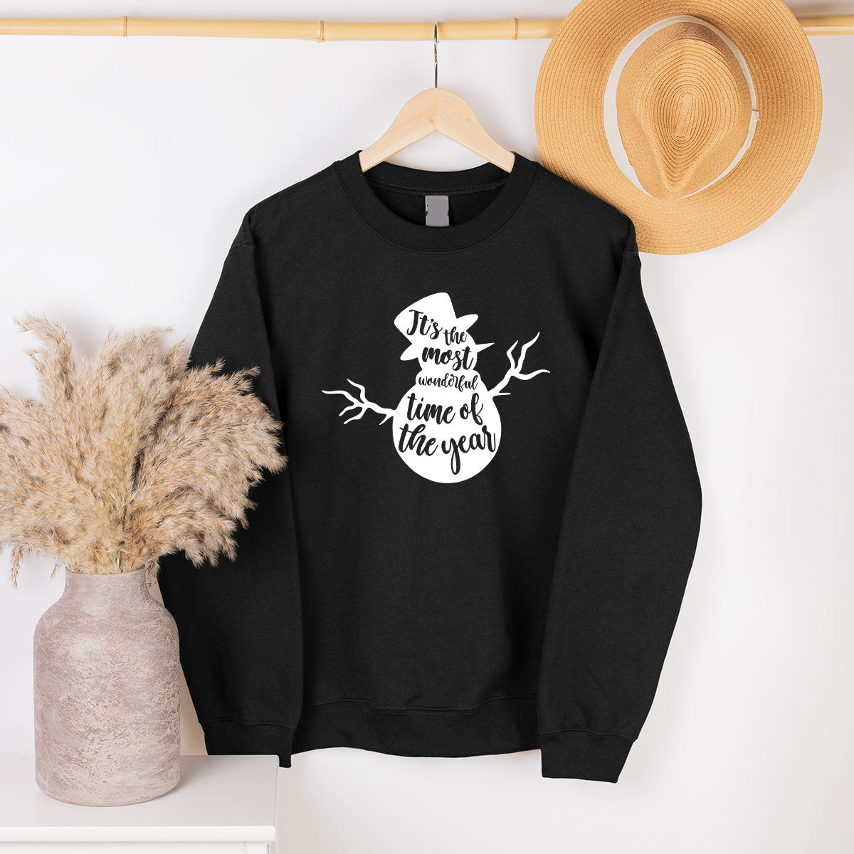 Snowman Christmas Hoodie, Funny Design, 2023 Xmas Sweatshirt product image 1