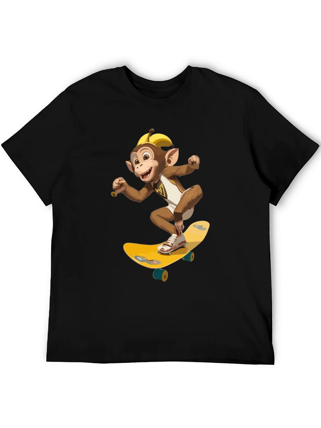Monkey Skateboard T-Shirt - Fun & Unique Design product image 3