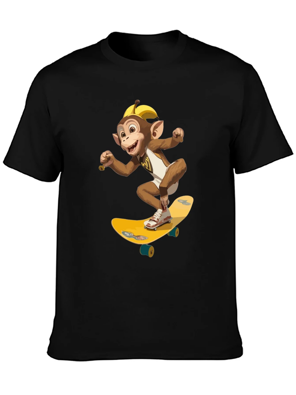Monkey Skateboard T-Shirt - Fun & Unique Design product image 2