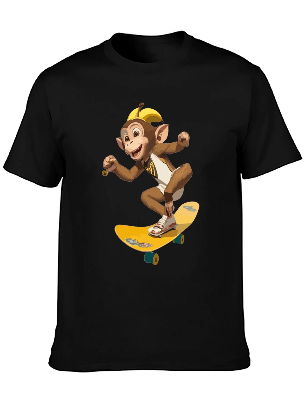 Monkey Skateboard T-Shirt - Fun & Unique Design product image 2