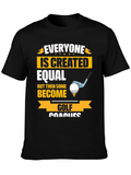 Funny Golf Coaches T-Shirt - Everyone Created Equal Tee product image 1