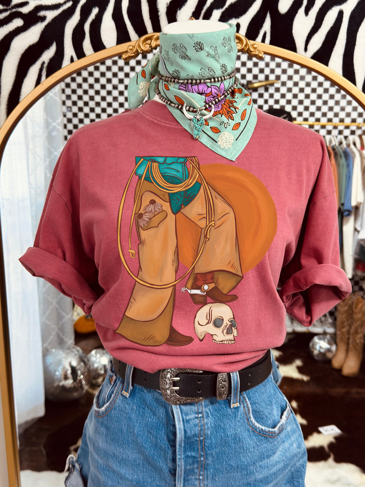 Dusty leather tee product image 3