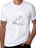 Pill Whisperer Graphic T-Shirt - Black Cotton Tee product image 1