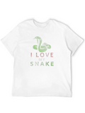I Love My Snake Graphic T-Shirt product image 1