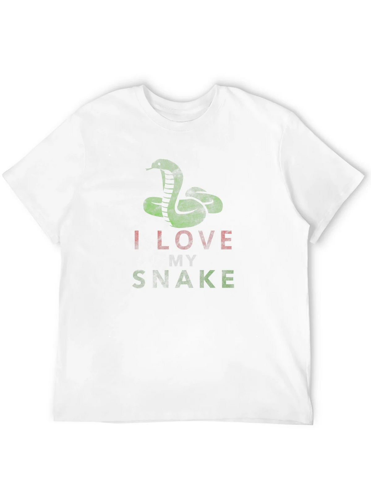 I Love My Snake Graphic T-Shirt product image 1