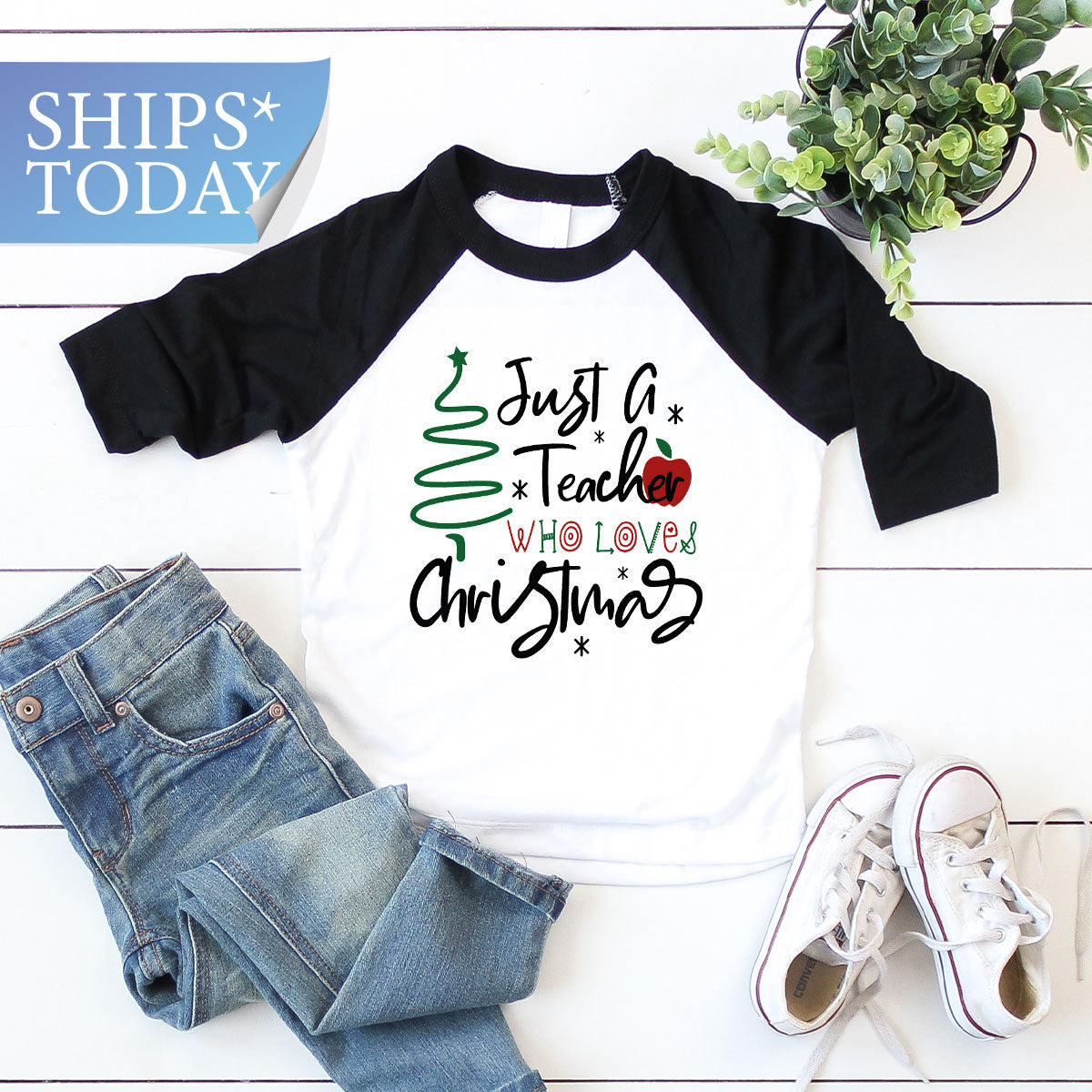 2023 Christmas Love Shirt, Just A Teach Who Loves Tee, Xmas product image 1