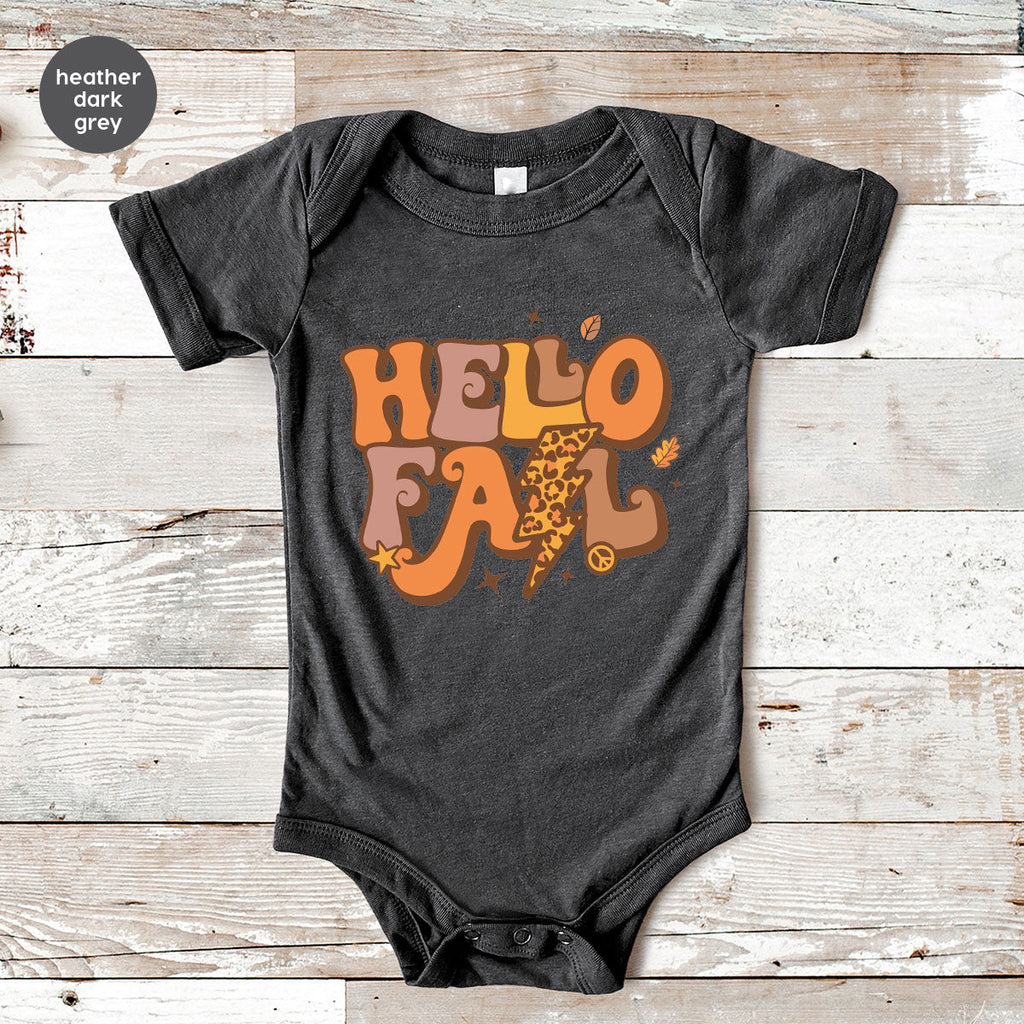 Hello Fall Shirt, Halloween T-Shirt, 2022 Hoodie, Long product image 3