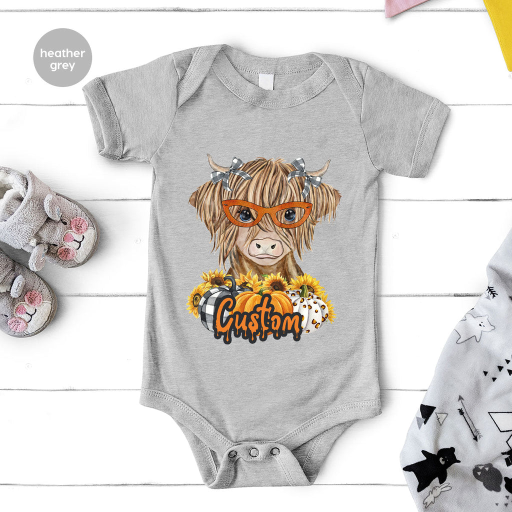 Custom Cow Shirt, Fall Graphic Tees, Personalized Farmer product image 11