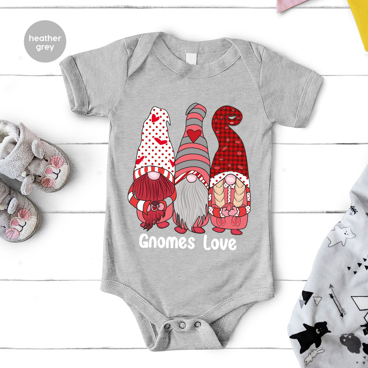 Gnomes Love Shirt, 4ever Best T-Shirt, Valentine's Day 2023 product image 3