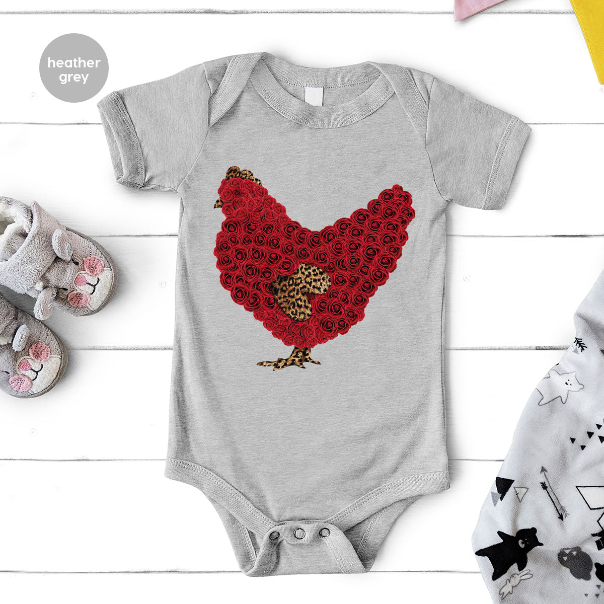 Heart of Chicken Shirt, Funny Valentine Day Gift, Special product image 4