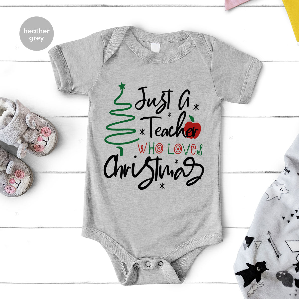 2023 Christmas Love Shirt, Just A Teach Who Loves Tee, Xmas product image 4