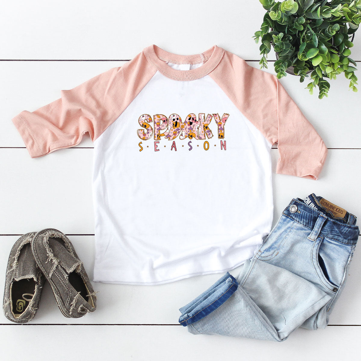 Ghost Graphic Tees, Cute Kid Halloween Shirt, Spooky product image 27