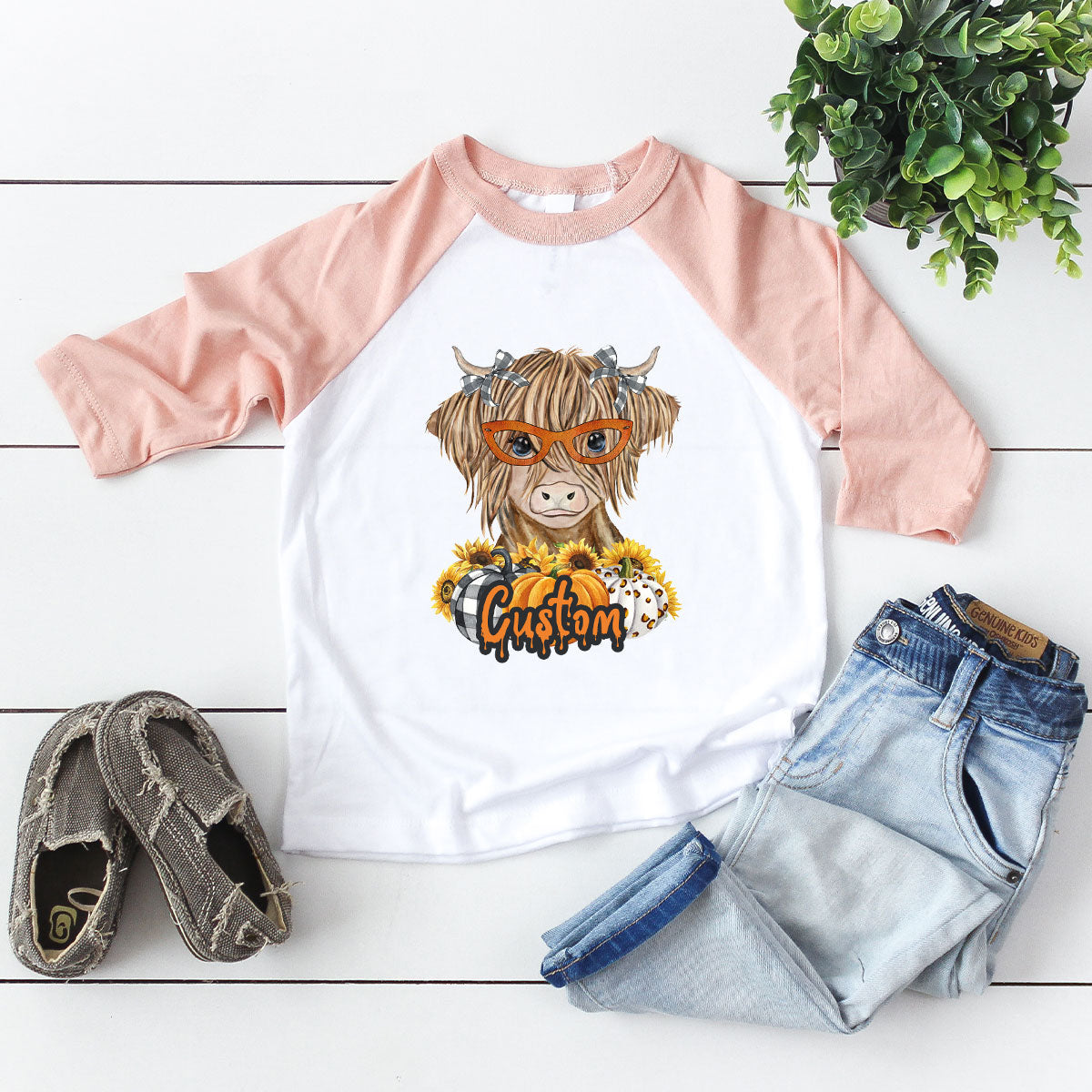 Custom Cow Shirt, Fall Graphic Tees, Personalized Farmer product image 18