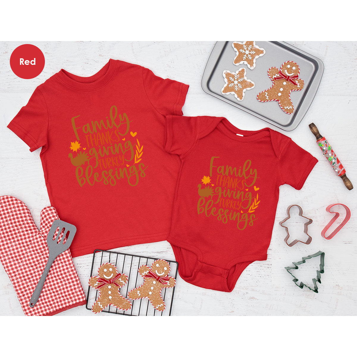 Family Thanksgiving Shirts, Gifts for Autumn Crewneck product image 18