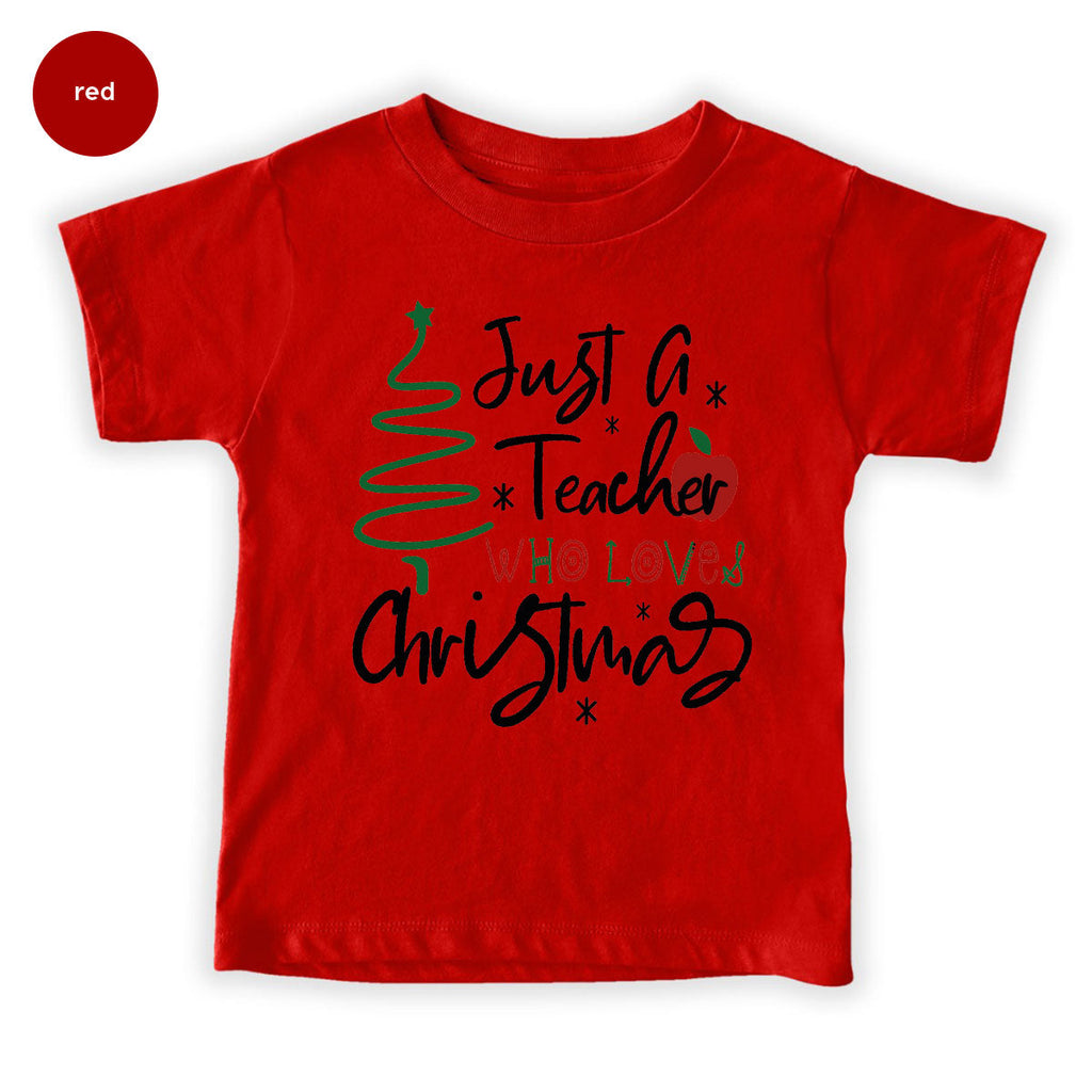 2023 Christmas Love Shirt, Just A Teach Who Loves Tee, Xmas product image 6