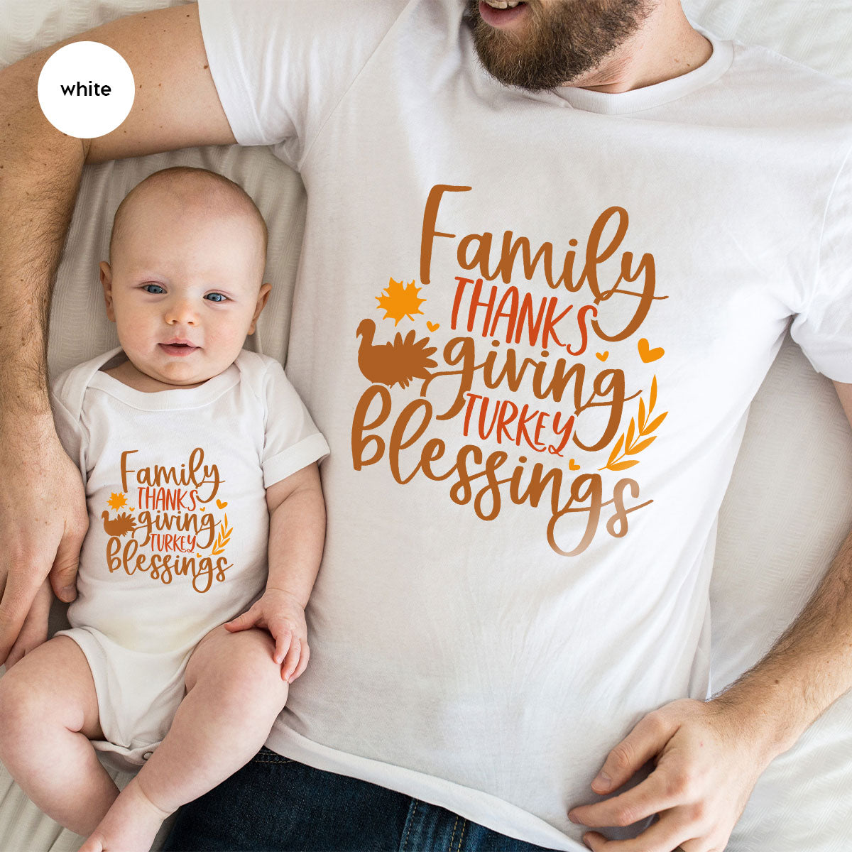 Family Thanksgiving Shirts, Gifts for Autumn Crewneck product image 23