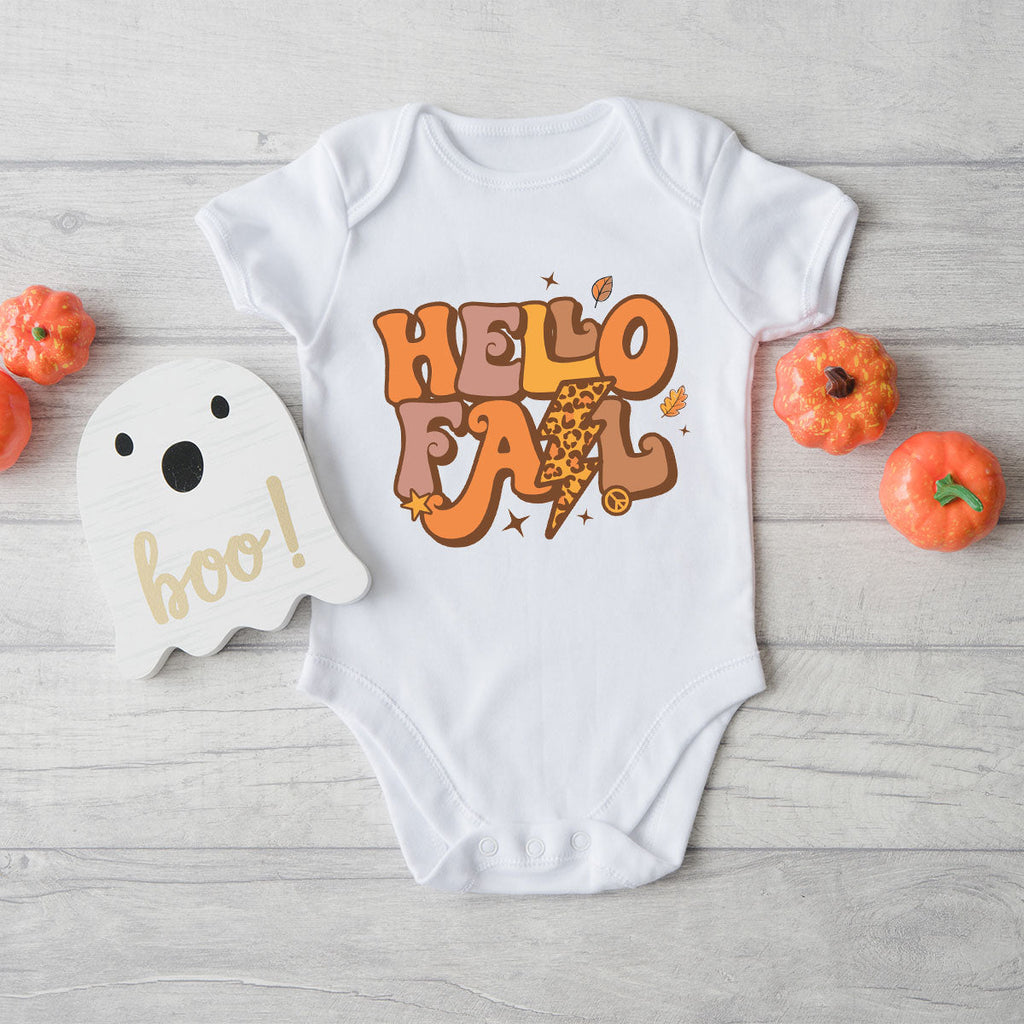 Hello Fall Shirt, Halloween T-Shirt, 2022 Hoodie, Long product image 7
