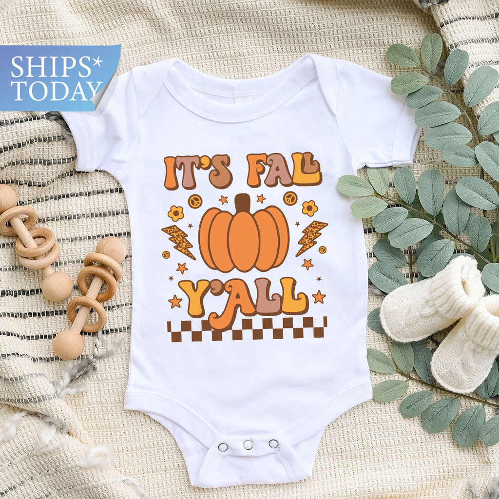Halloween Fall Shirt, It's Y'Fall T-Shirt, Hoodie, Long product image 5
