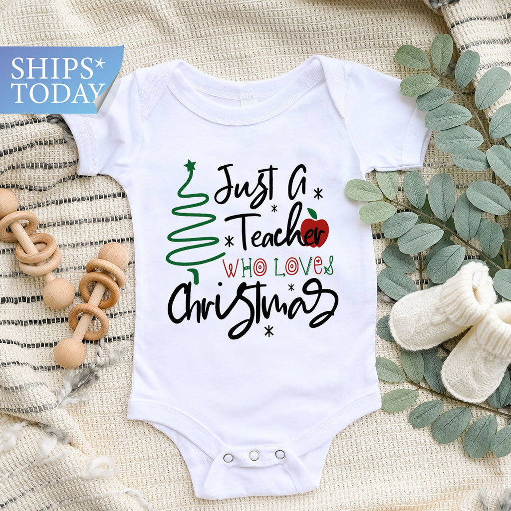 2023 Christmas Love Shirt, Just A Teach Who Loves Tee, Xmas product image 9