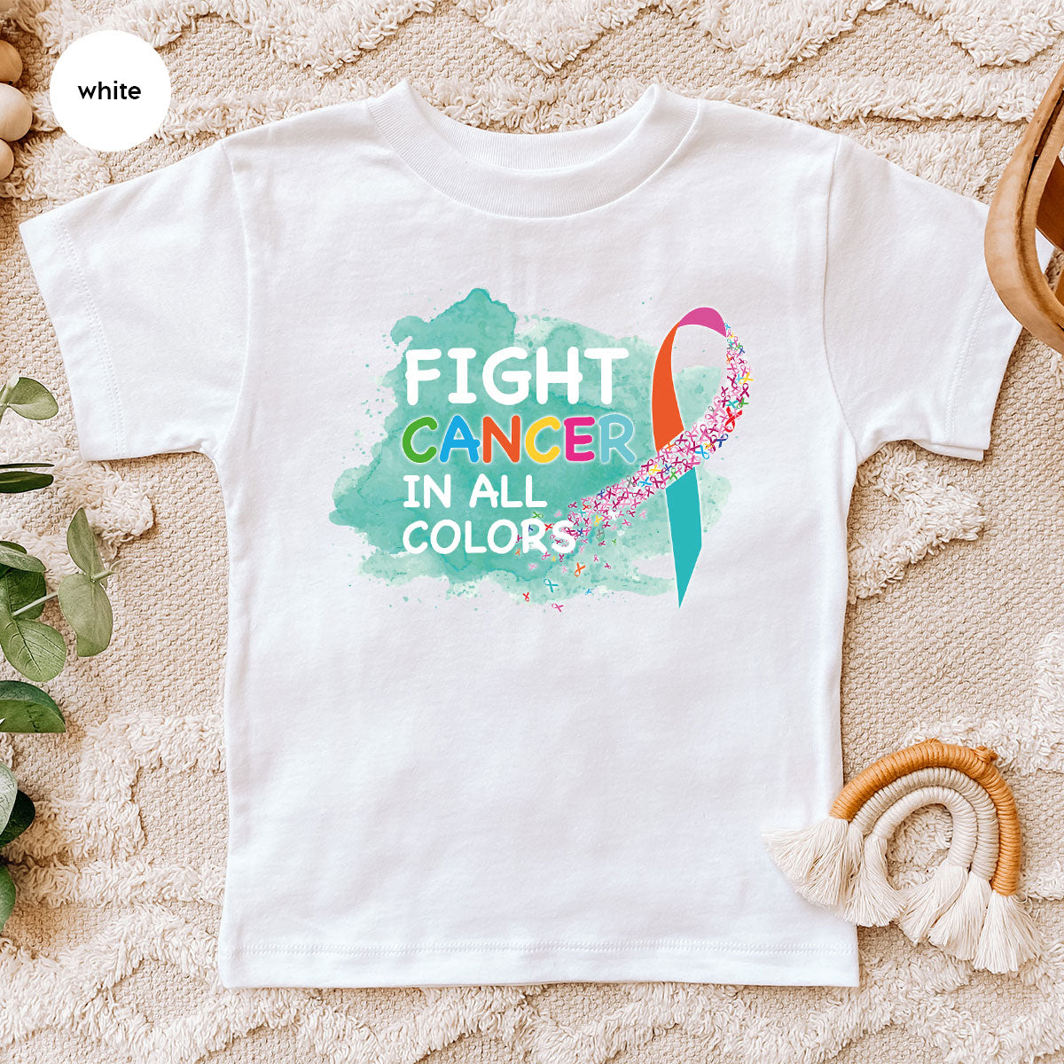 Fight Against Cancer Shirt, Warrior T-Shirt, With All Colors product image 99