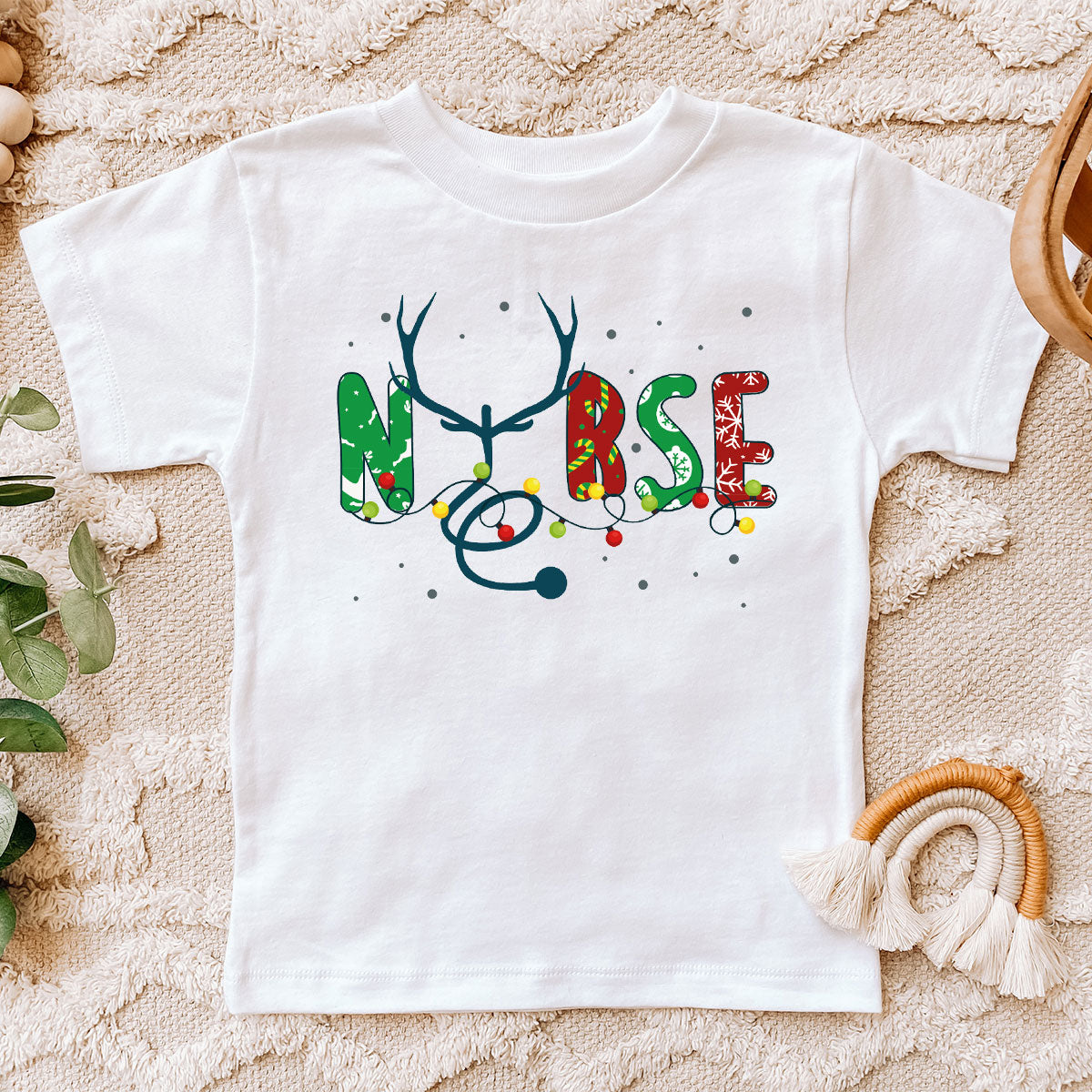 Christmas Nurse Shirt, Health Employee T-Shirt, Gift for product image 1