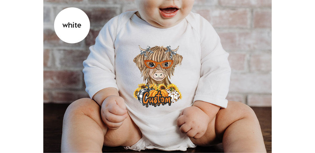 Custom Cow Shirt, Fall Graphic Tees, Personalized Farmer product image 24