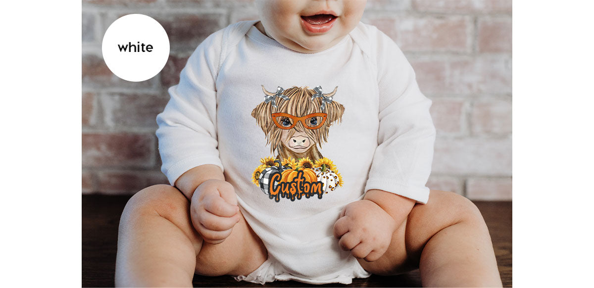 Custom Cow Shirt, Fall Graphic Tees, Personalized Farmer product image 24