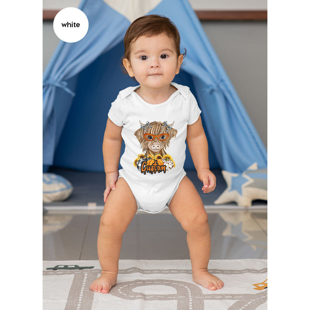 Custom Cow Shirt, Fall Graphic Tees, Personalized Farmer product image 26