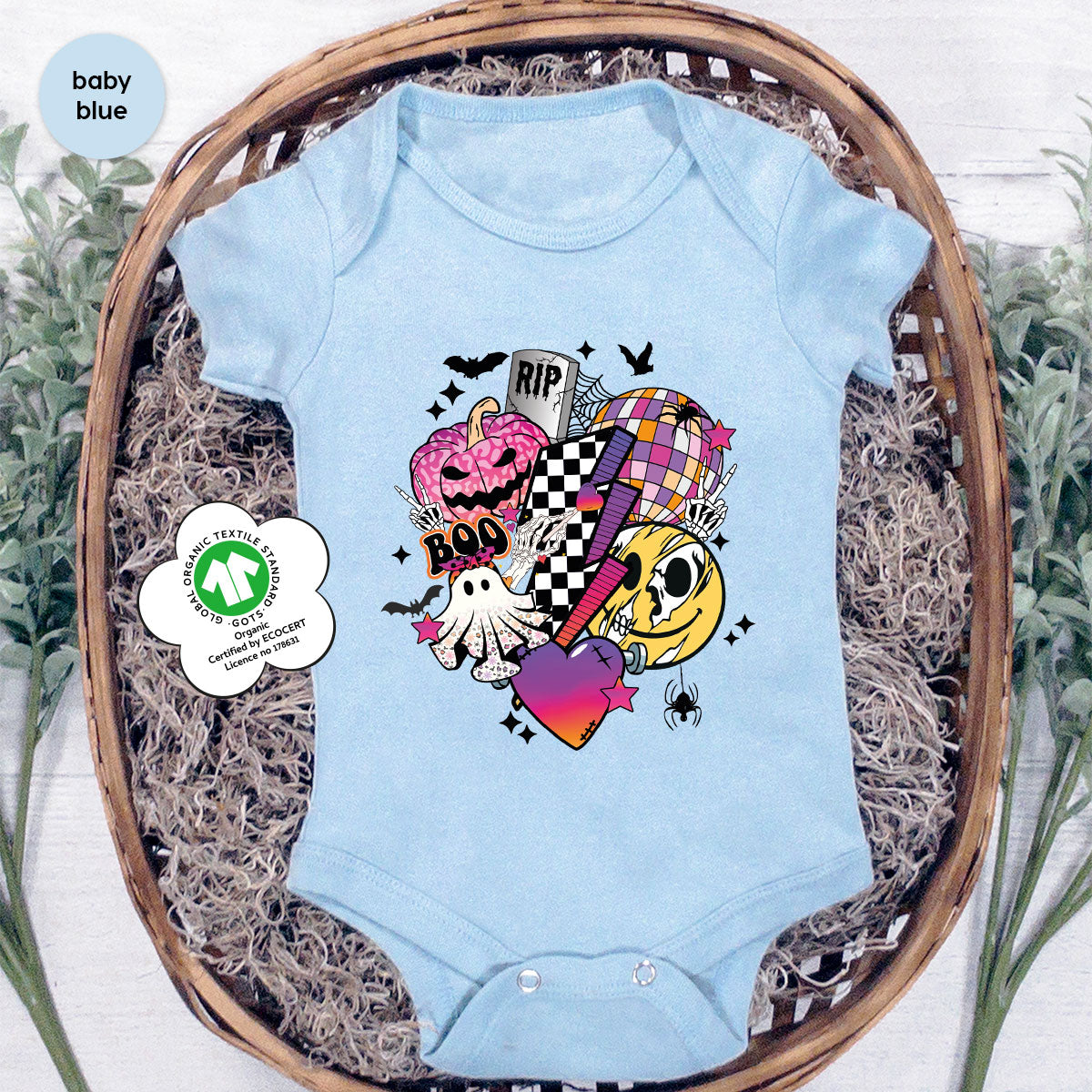 Retro Halloween Shirt, Spooky Pumpkin Cool Checkered Outfit product image 1