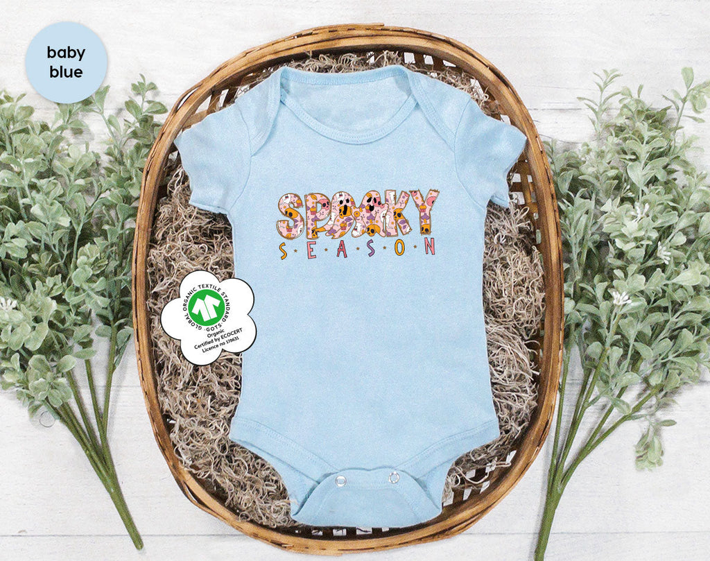 Ghost Graphic Tees, Cute Kid Halloween Shirt, Spooky product image 11