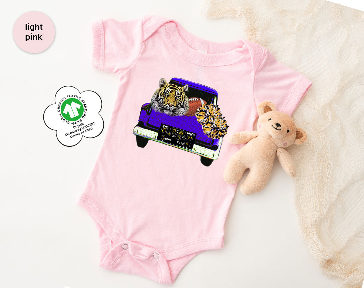 Football Truck Shirt, Tiger Graphic Tees, Mom TShirt, Gifts product image 3