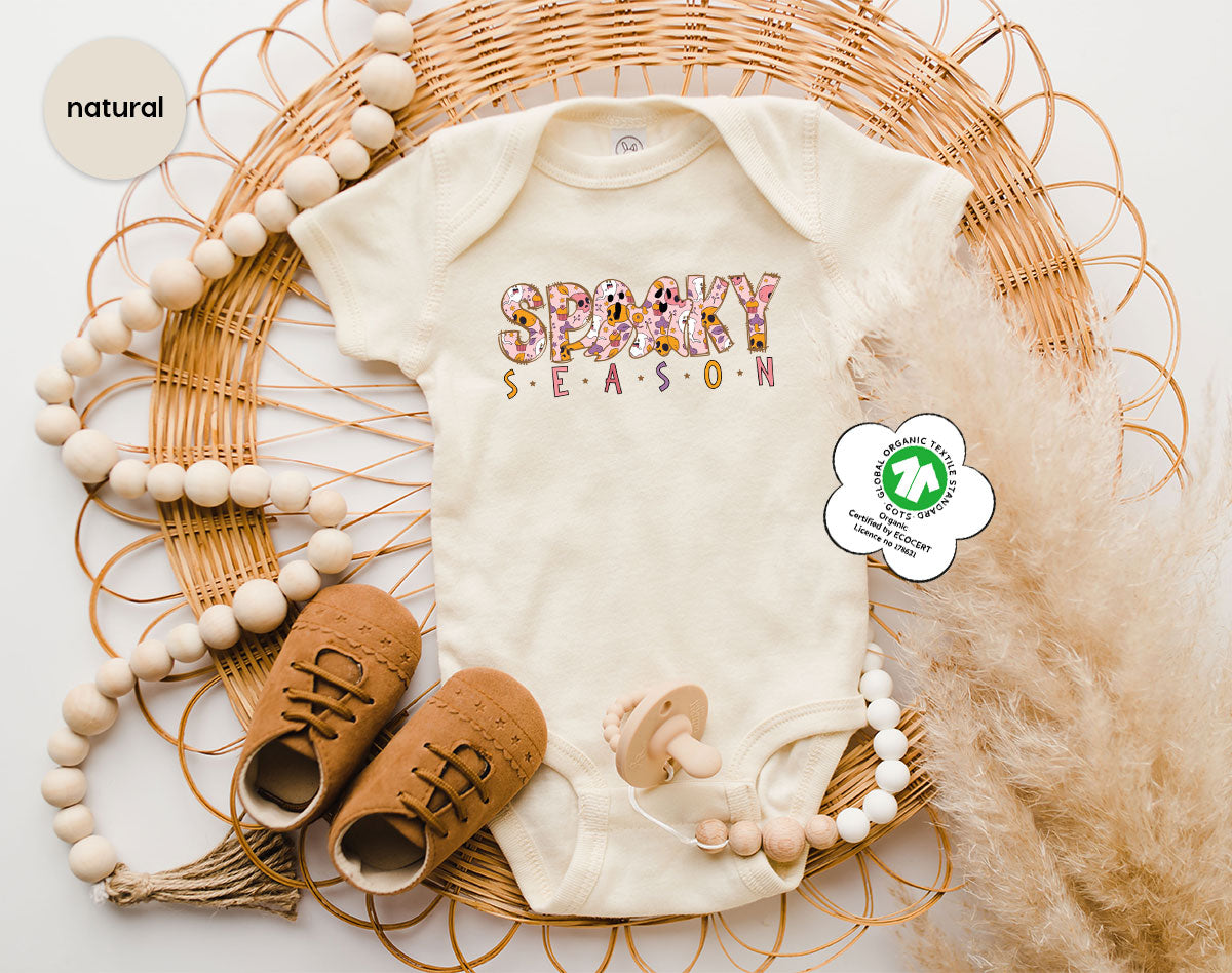 Ghost Graphic Tees, Cute Kid Halloween Shirt, Spooky product image 26
