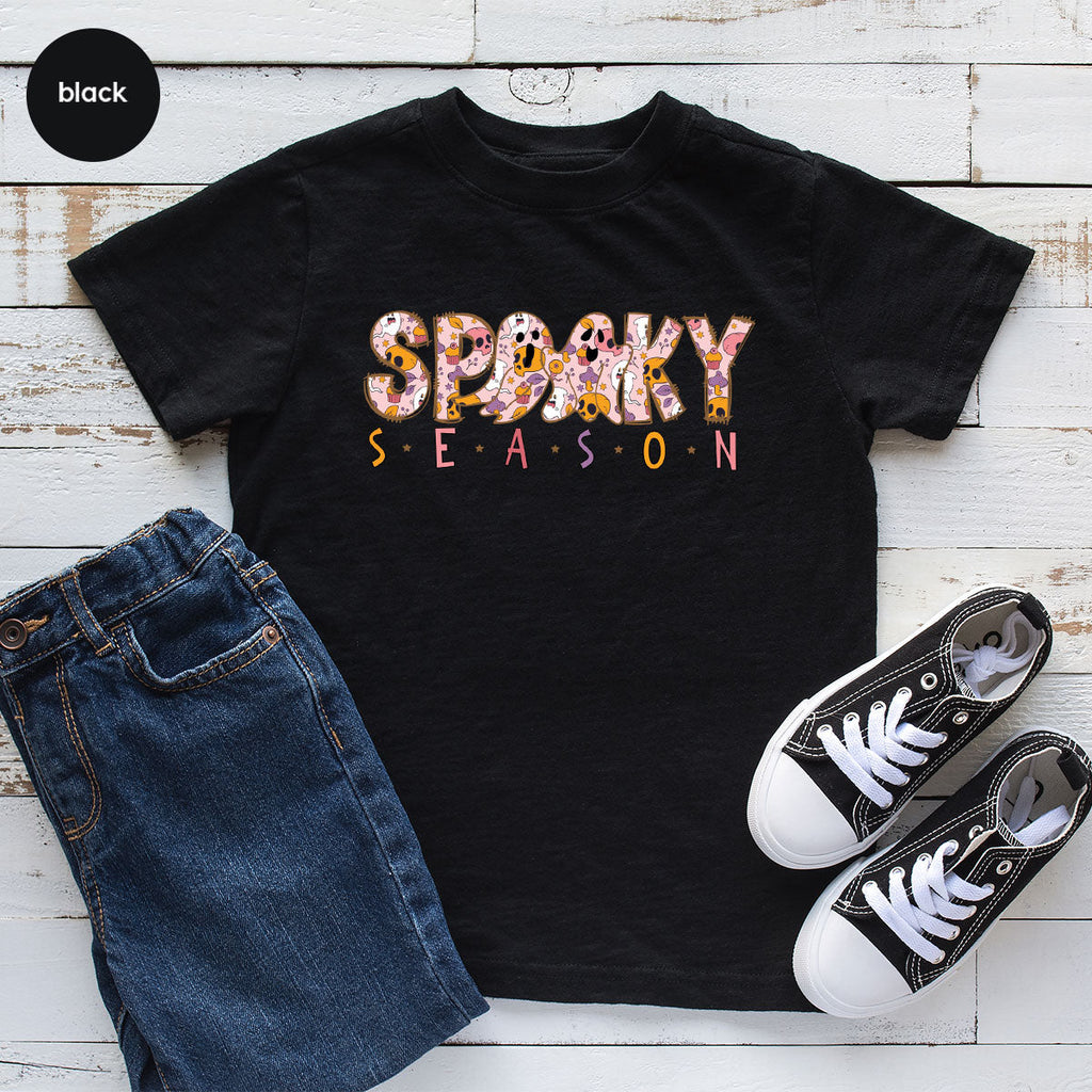 Ghost Graphic Tees, Cute Kid Halloween Shirt, Spooky product image 13
