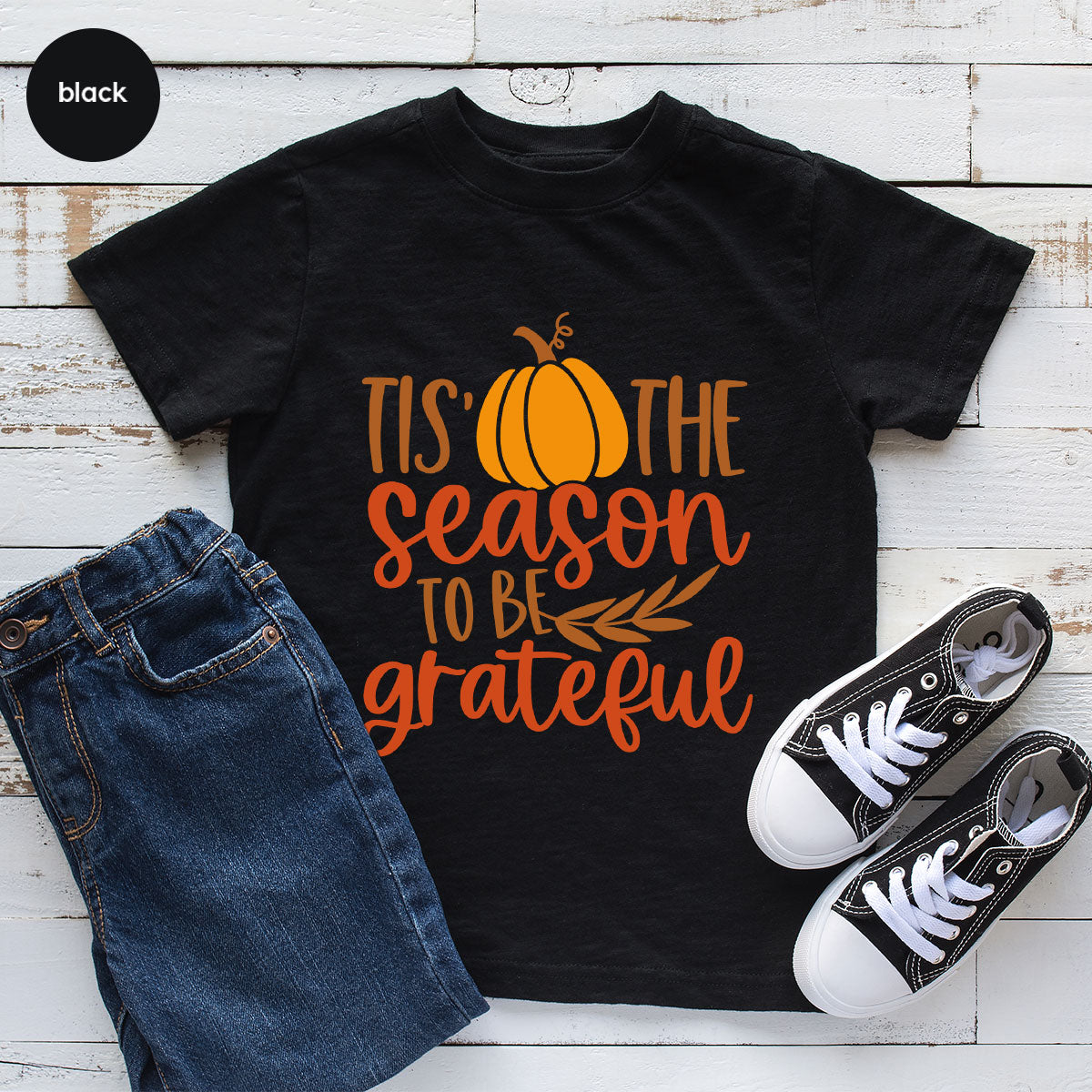 Fall T-Shirt, Autumn Crewneck Sweatshirt, Thanksgiving product image 5