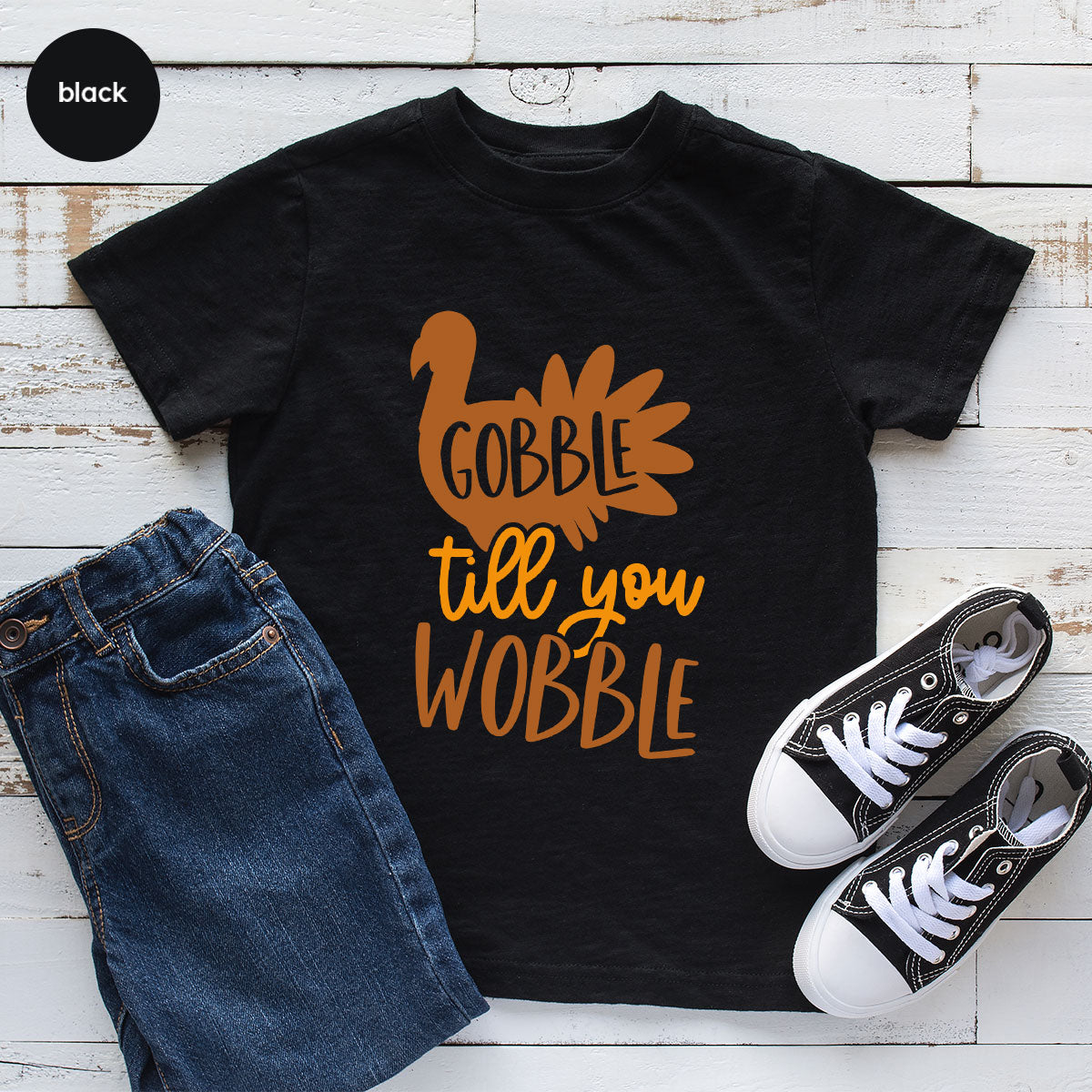 Funny Turkey T-Shirt, Thanksgiving Crewneck Sweatshirt product image 5