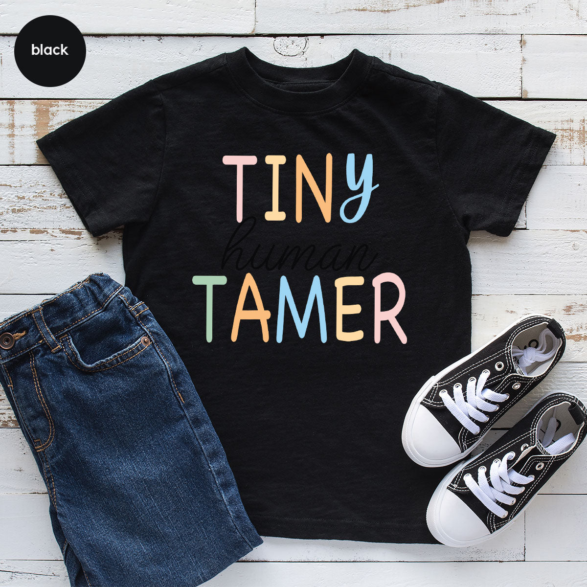 Teacher Shirt, Tiny Human Tamer, Kindergarten Preschool product image 56