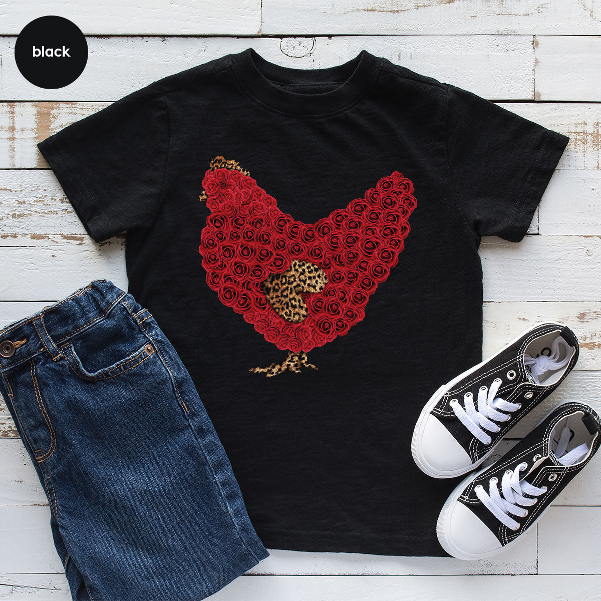 Heart of Chicken Shirt, Funny Valentine Day Gift, Special product image 2