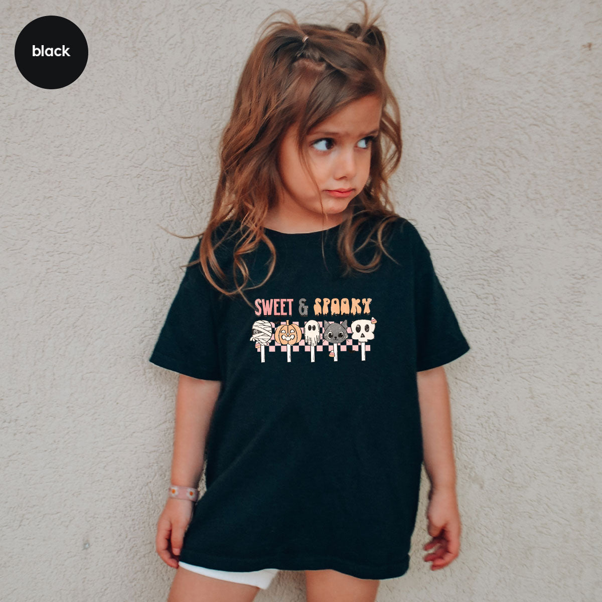 Retro Pumpkin T Shirt, Vintage Cat T-Shirt, Sweet Toddler product image 4